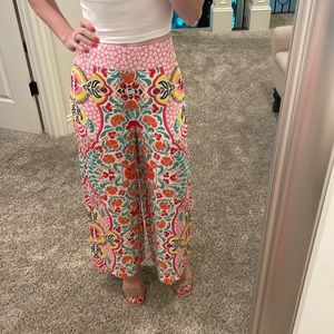 Boden Printed Linen Pants
Multi, Passion Bloom size 6